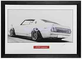 NC-513 S30/ケンメリGT-R限定版画 直筆サイン額装●作家 平右ヱ門 NC-513 S30/ケンメリGT-R限定版画 直筆サイン額装○作家 平右ヱ